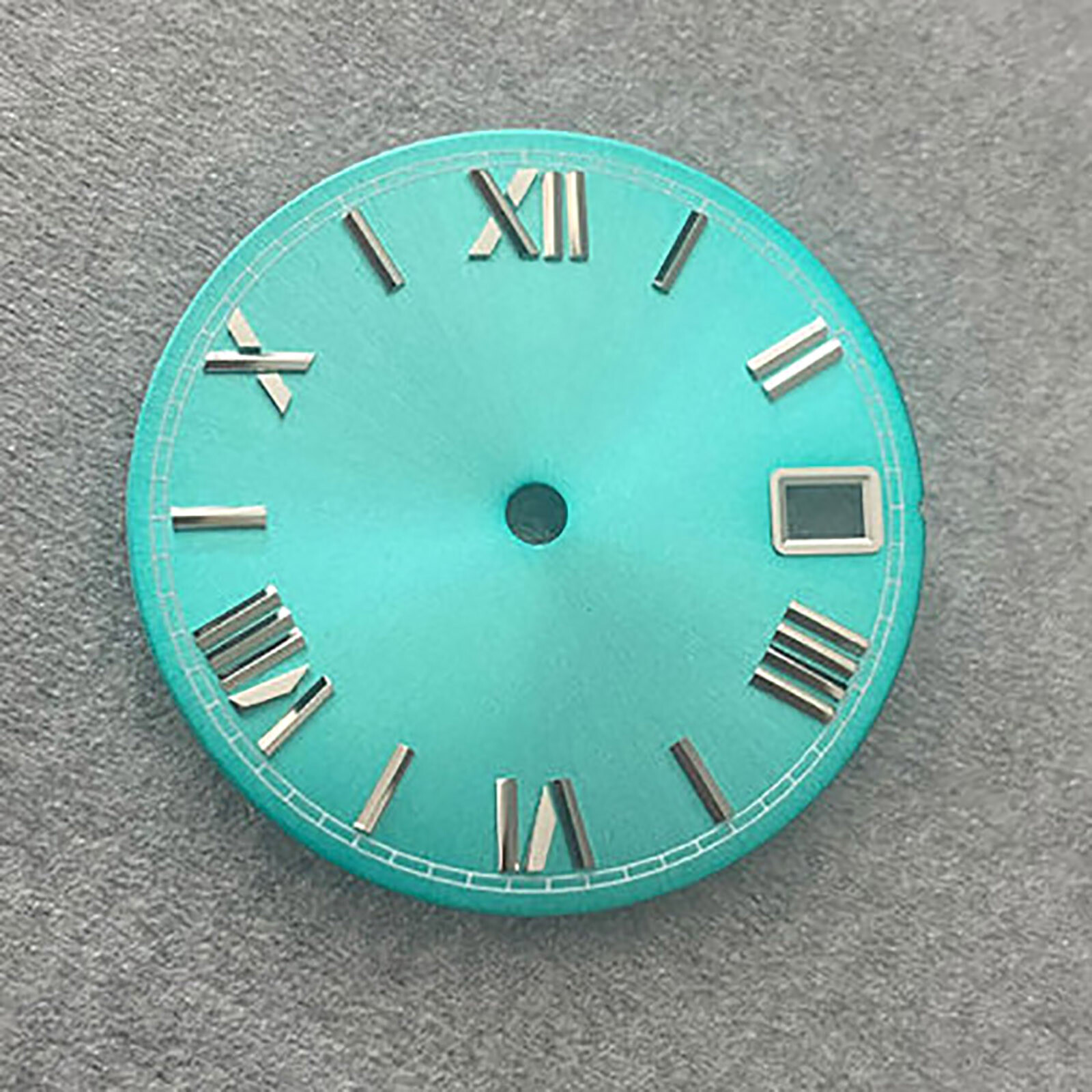 For NH35/36/4R/7S Movement Sun Grain Roman Scale Real Nail Dial 28.5MM