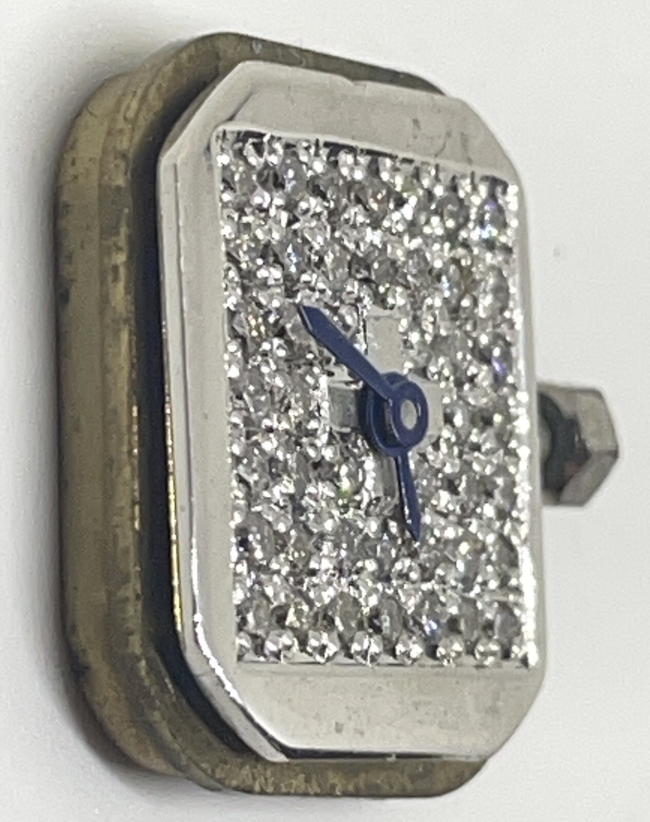 RONDA MOVEMENT Diamond Dial 4 Jewels Swiss Does Not Run