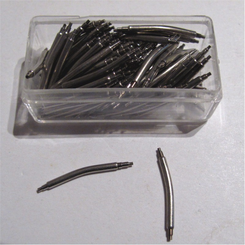 Wristwatch 3/4″ Curved Stainless Steel Double Shoulder Spring Bars