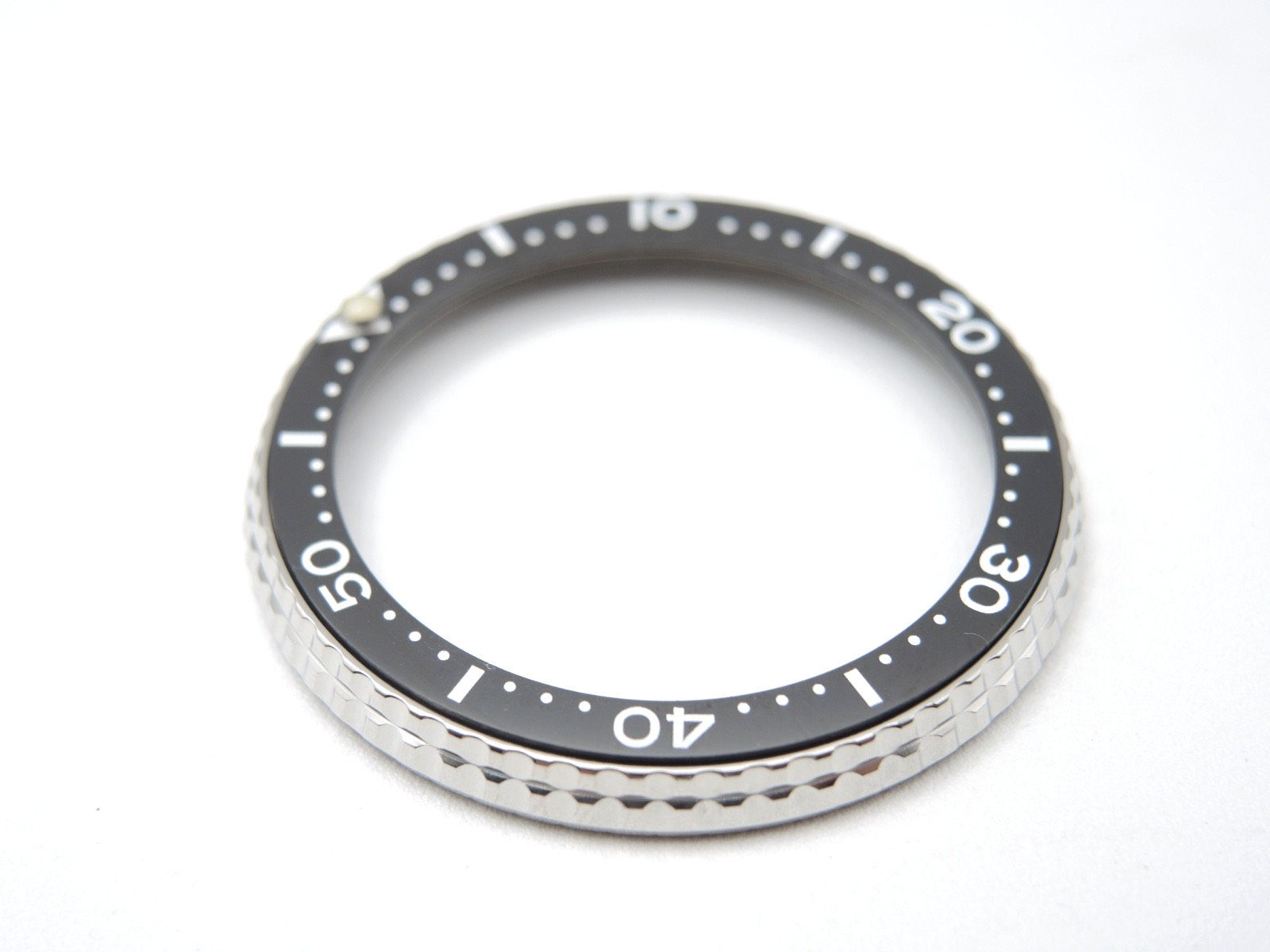 NEW CERAMIC BLACK BEZEL INSERT & STAINLESS BEZEL FOR DIVERS 7002-7001 /6309-7040