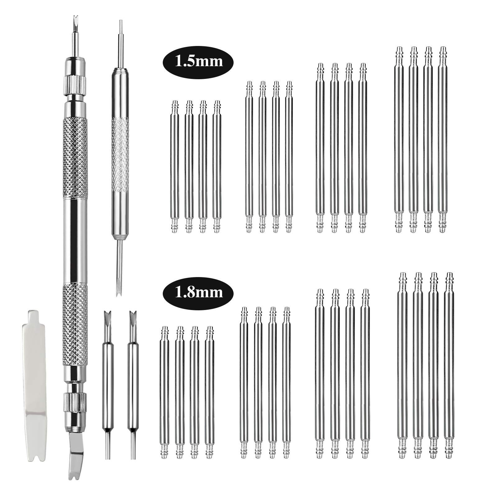 Watch Band Pins Kit -Watch Spring Bar Replacement-Bands Strap Removal Repair …