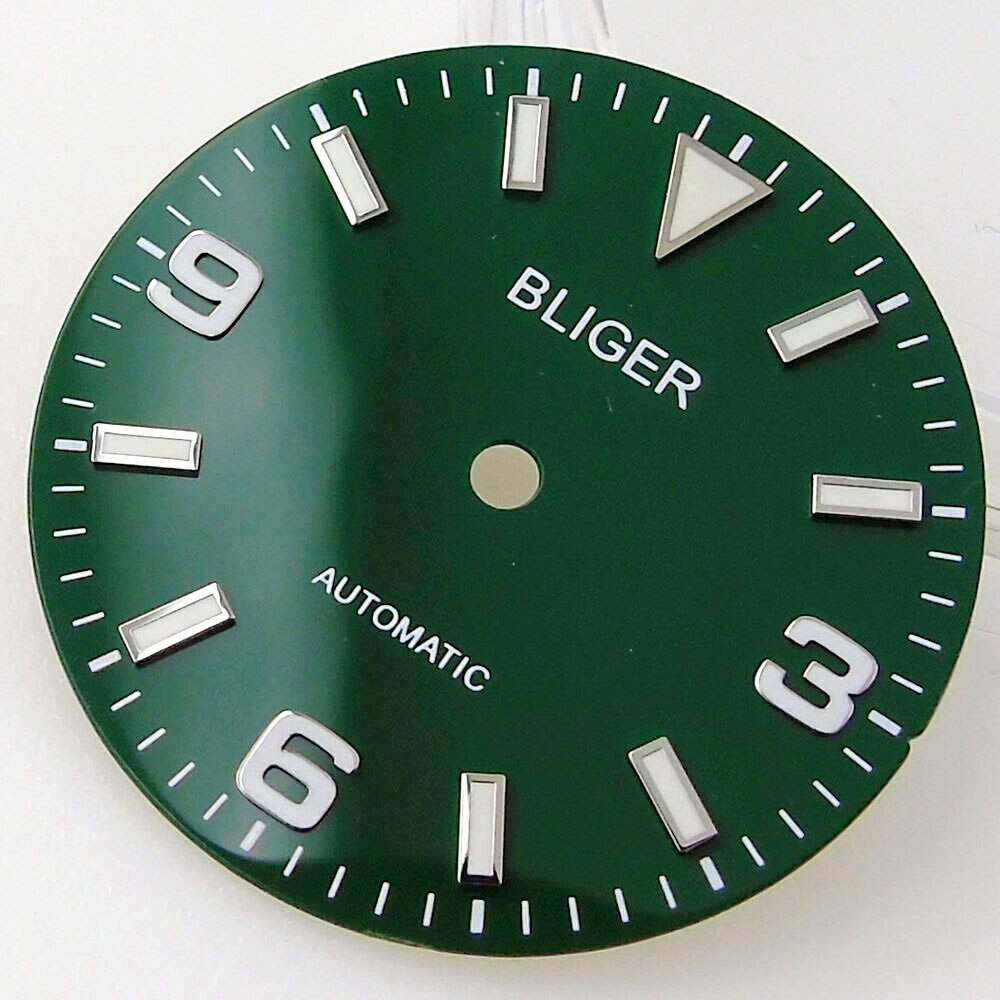 BLIGER 29MM Watch Dial fit NH35A NH36A PT5000 MIYOTA ETA 2824 Blue Yellow Black