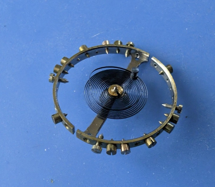 VINTAGE 16 SIZE HAMILTON 974 MODEL 2 POCKET WATCH MOVEMENT PARTS