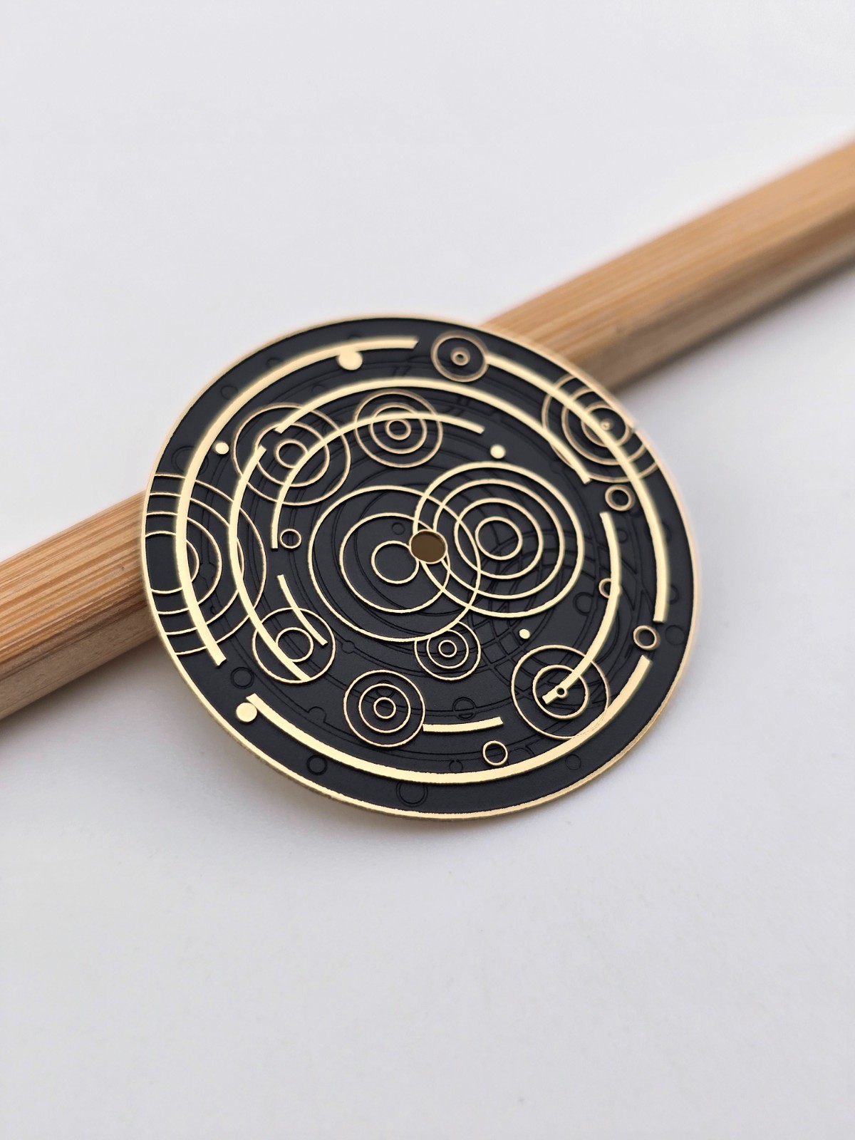 Custom-Made Laser Engraved Watch Dial | Black Rain – Order any designsize
