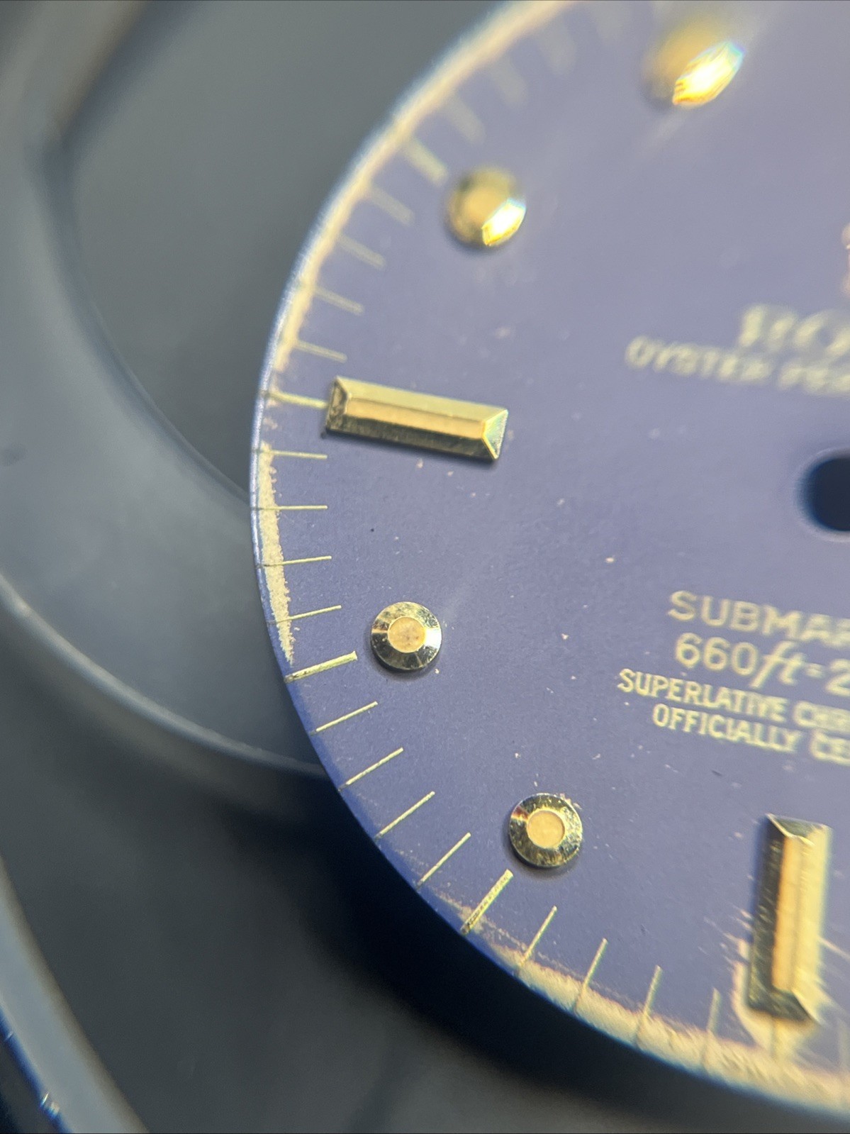 Genuine Rolex Submariner 1680 Blue Nipple Dial