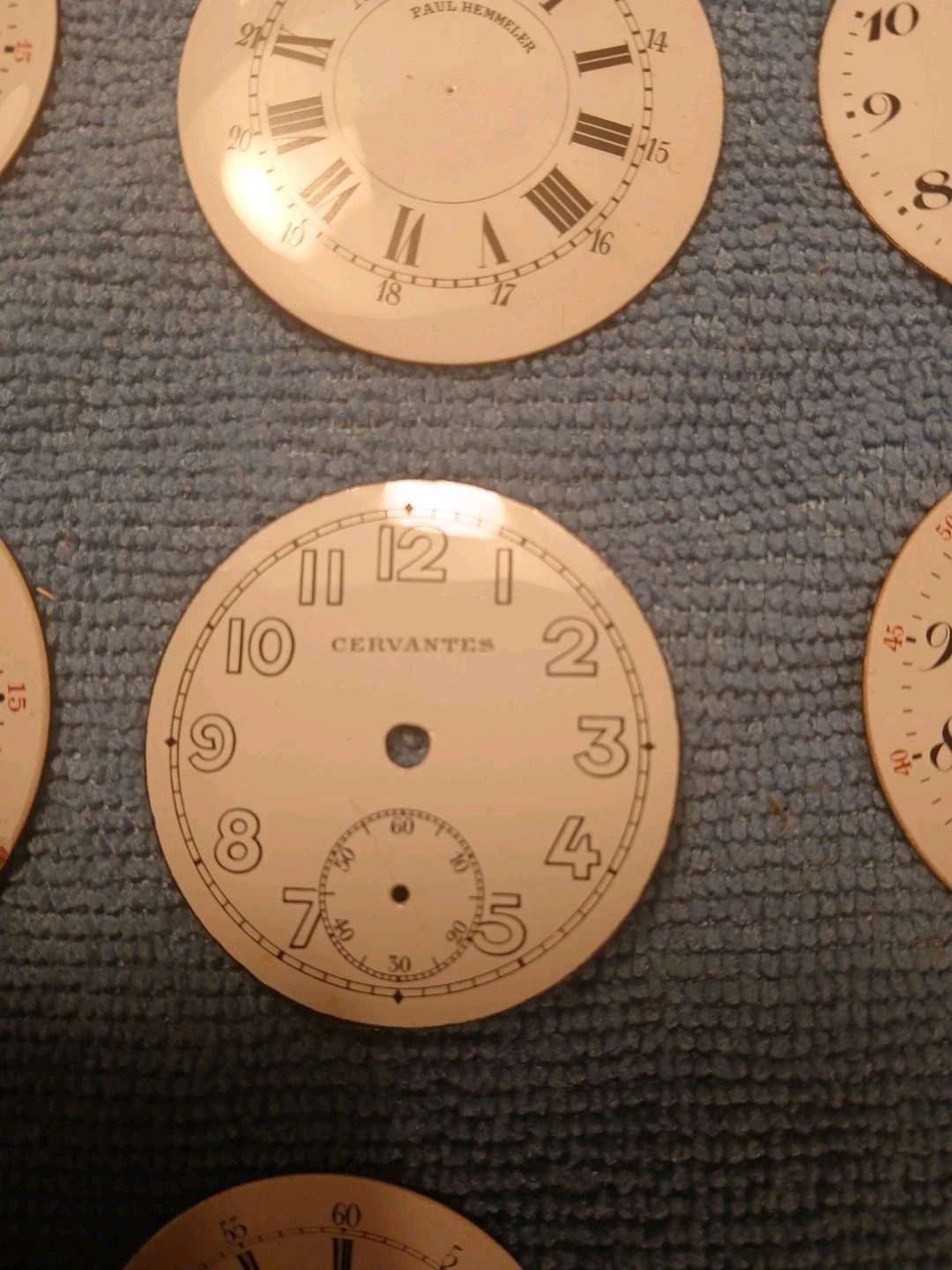 Lot Of 9~Watch Face~Barclay/Cervantes/Medina/Hamilton/Magnin/Trans Pacific/Gruen