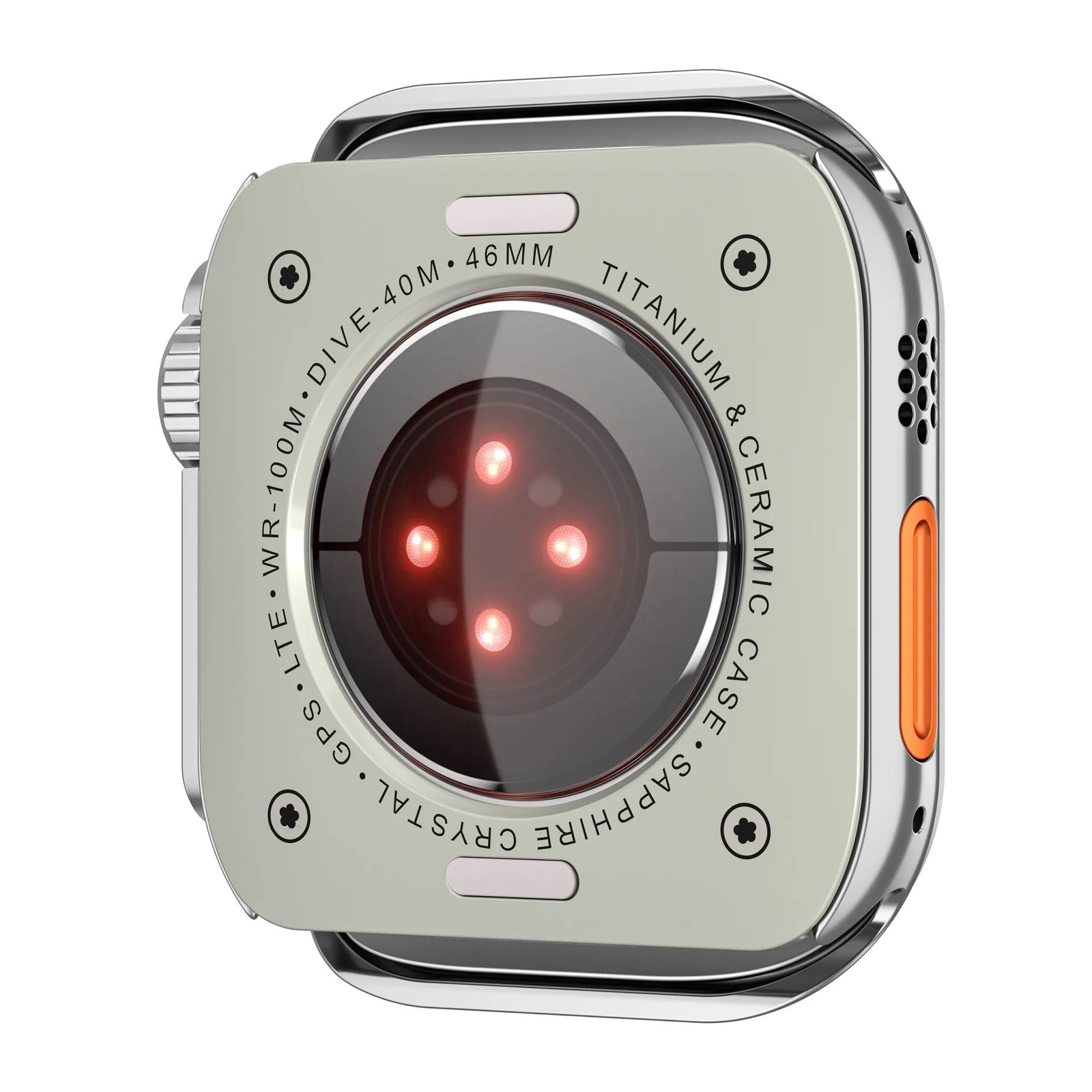Metal Bumper Case For Apple Watch 46mm 45mm 44mm Protector Frame Cover For iWatc