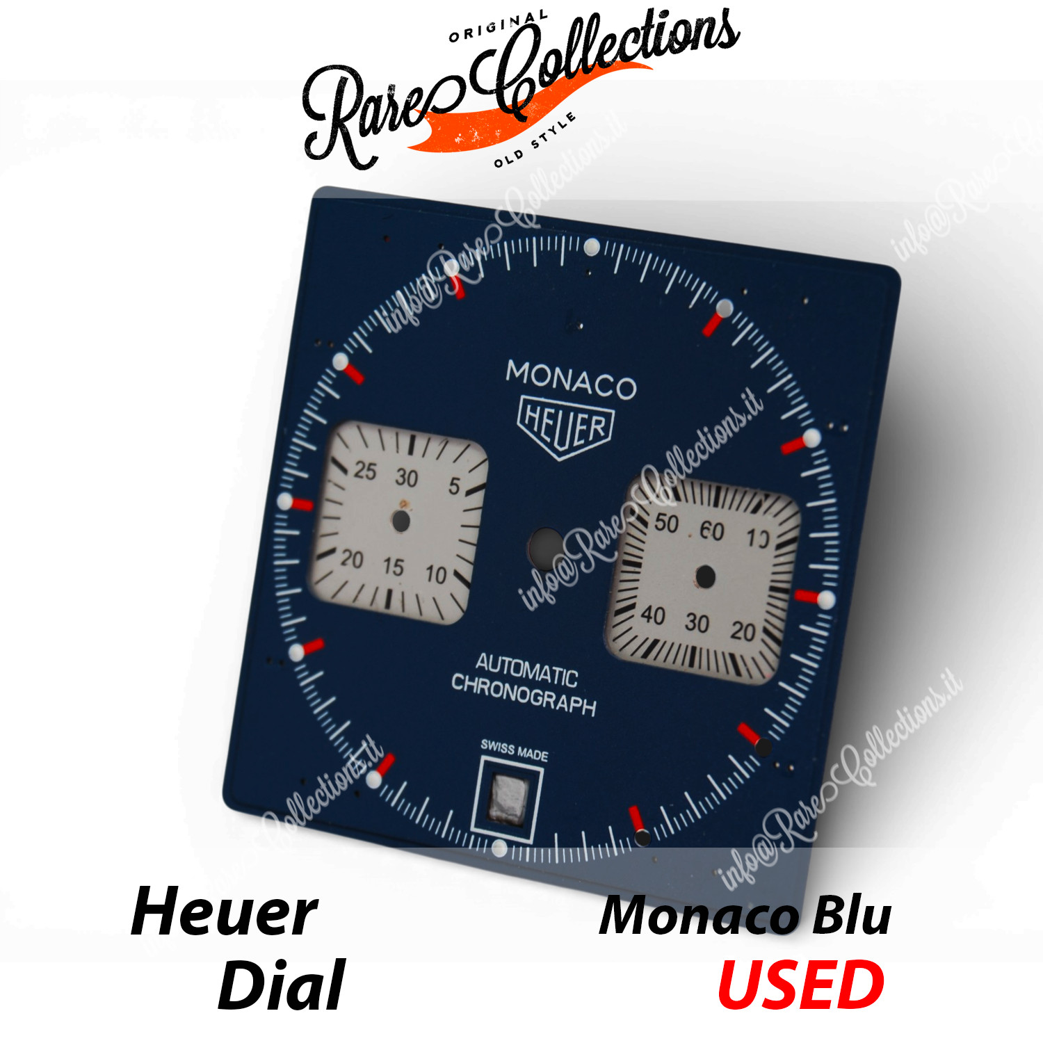Heuer Monaco Ref 1133b for (cod. Dial CAW211P 1133b) — Used Good Condition