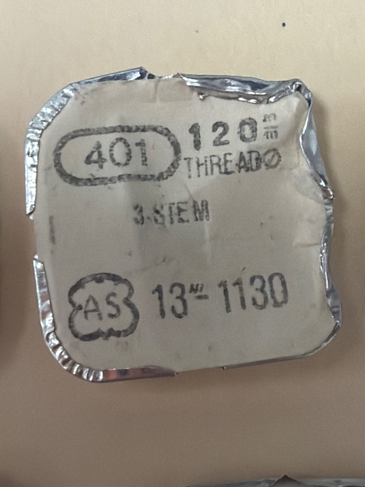 AS (A Schild) – Part #401 Winding Stems Various Calibers – Photos for # of stems