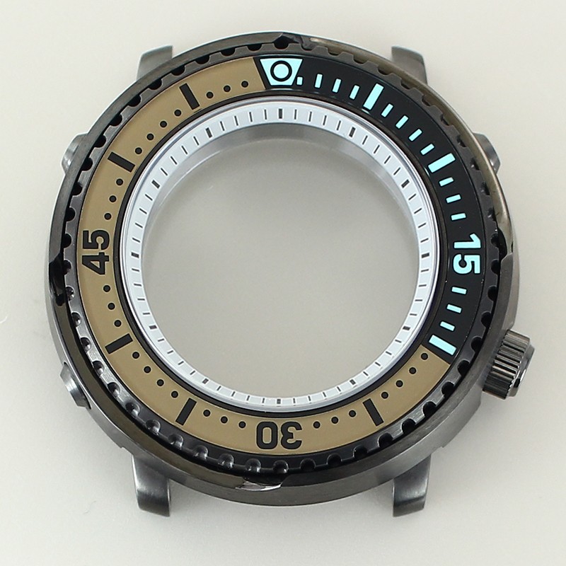 43.3mm Stainless Steel Watch Case for NH34 NH35 NH36 Movement 28.5mm Dial