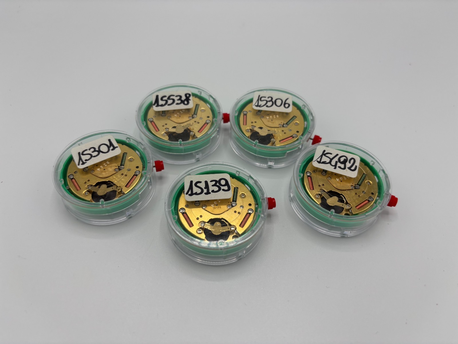 Lot of 5 Genuine ETA 251.262 Swiss Quartz Watch Movements