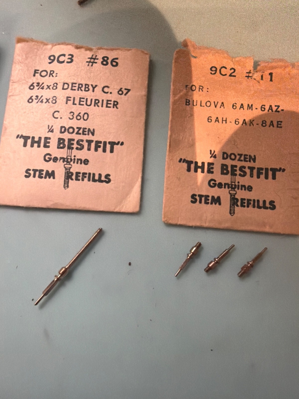 NOS – Winding Stems – Bestfit – Various Calibers – Choose from drop down list