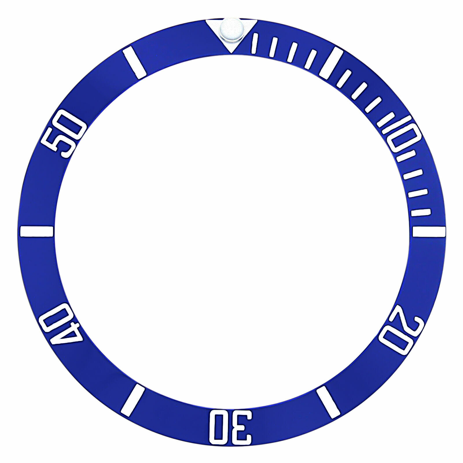 Ceramic Submariner Insert Sapphire Model Blue Fits Rolex 16610, 16800