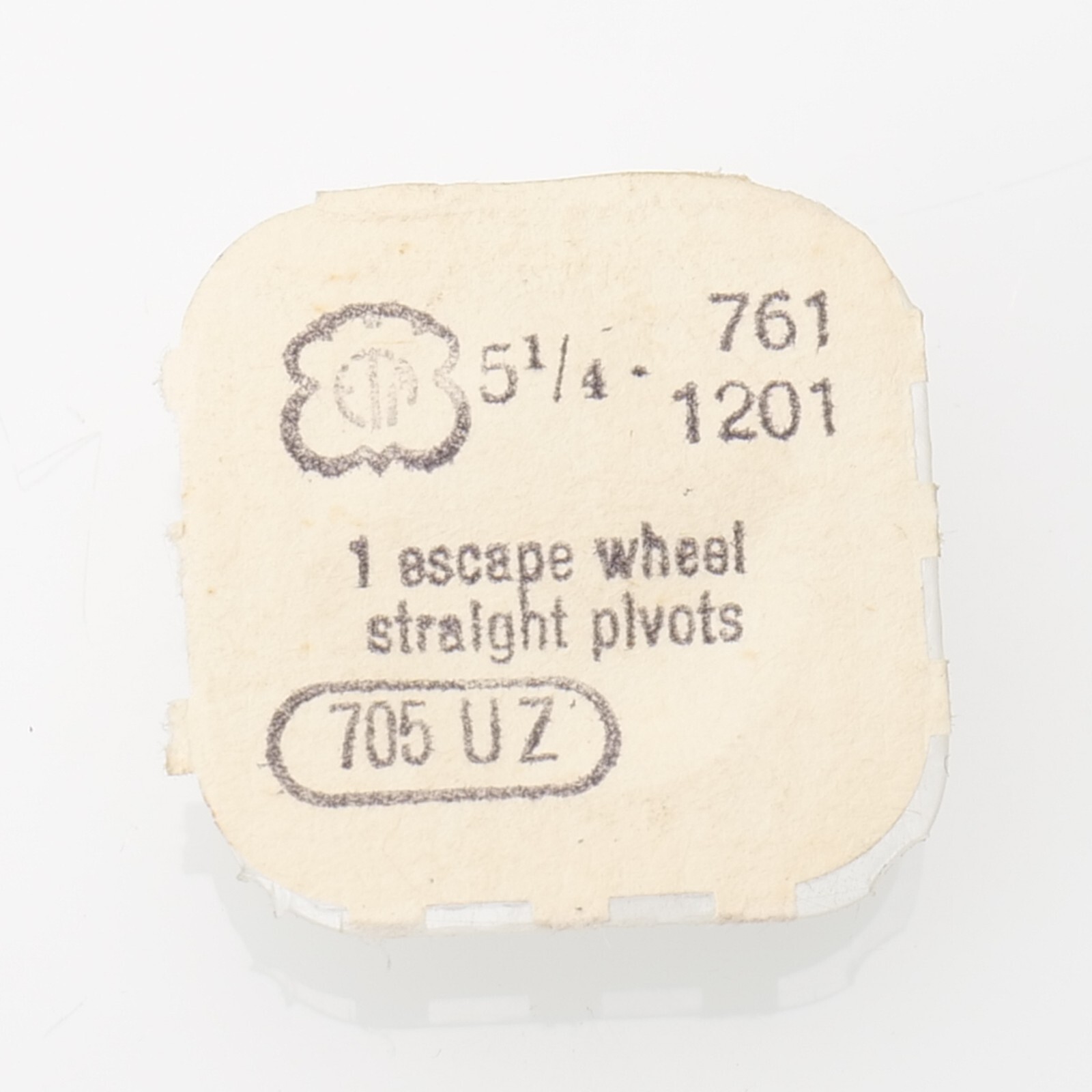 ETA 761, 1201 Escape Wheel Watch Part New Old Stock Bestfit 705/225 Watchmakers
