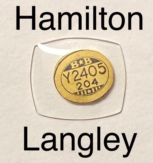 NOS Vintage 1920s Hamilton Langley Glass Watch Crystal