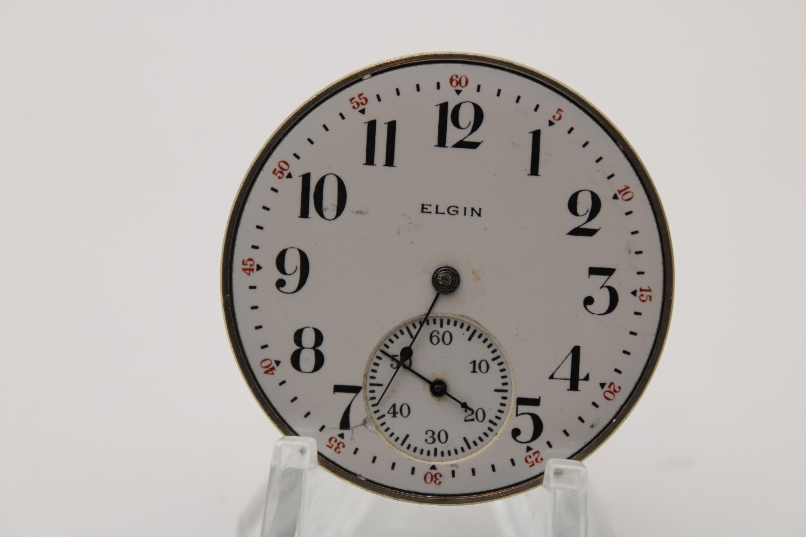 1917 ELGIN POCKET WATCH MOVEMENT 19570273 GRADE 345 12s 17j (JM2)