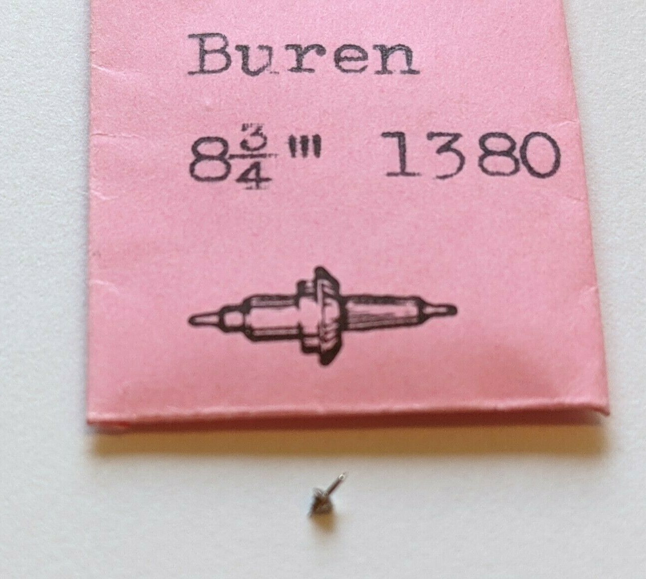 Buren Caliber 1380 Balance Staff (DCN 3726) Swiss made x 1 piece FREE POST