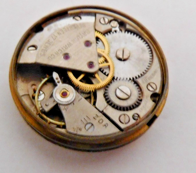 VICTOR BAYLOR MOVMENT 17 JEWELS CALIBER 1161. FOR PARTS or REPAIR. SKU J 249-6