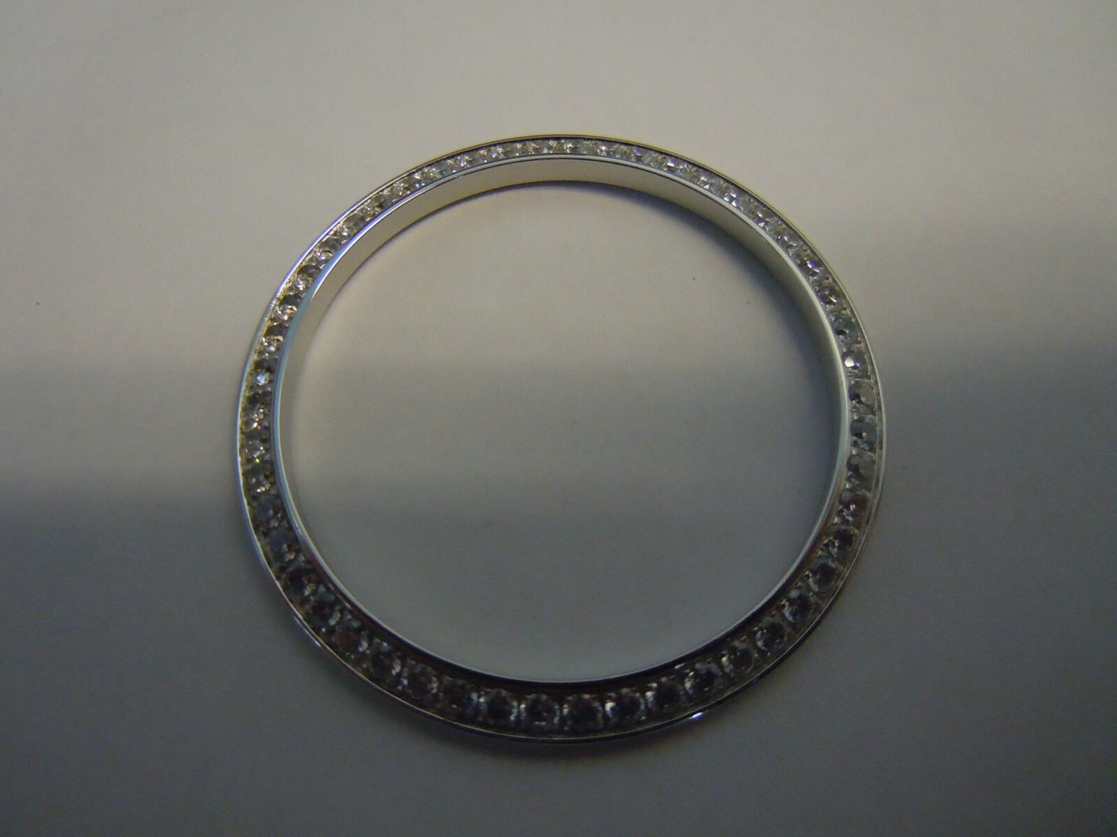 White GP CZ Bezel for Rolex Datejust 116200, 116234, 126200, 126234 36mm