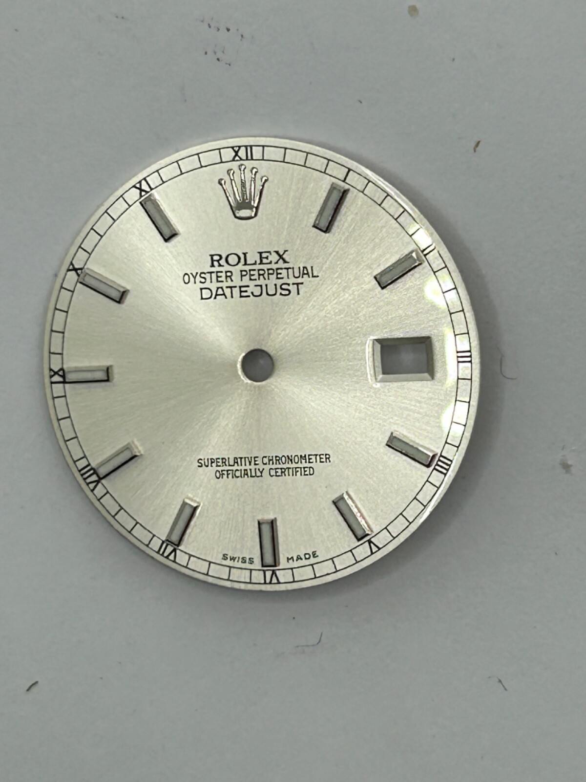 NEW Original Rolex Datejust 116200 Silver Dial with Roulette Date from 2019