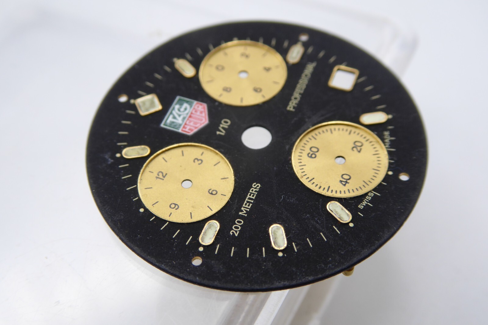Tag Heuer Professional 200m chrono dial