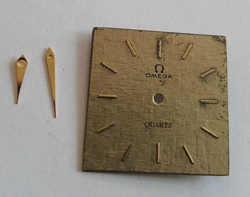Omega Dial For Caliber 1380 + Hour and Minute Hands