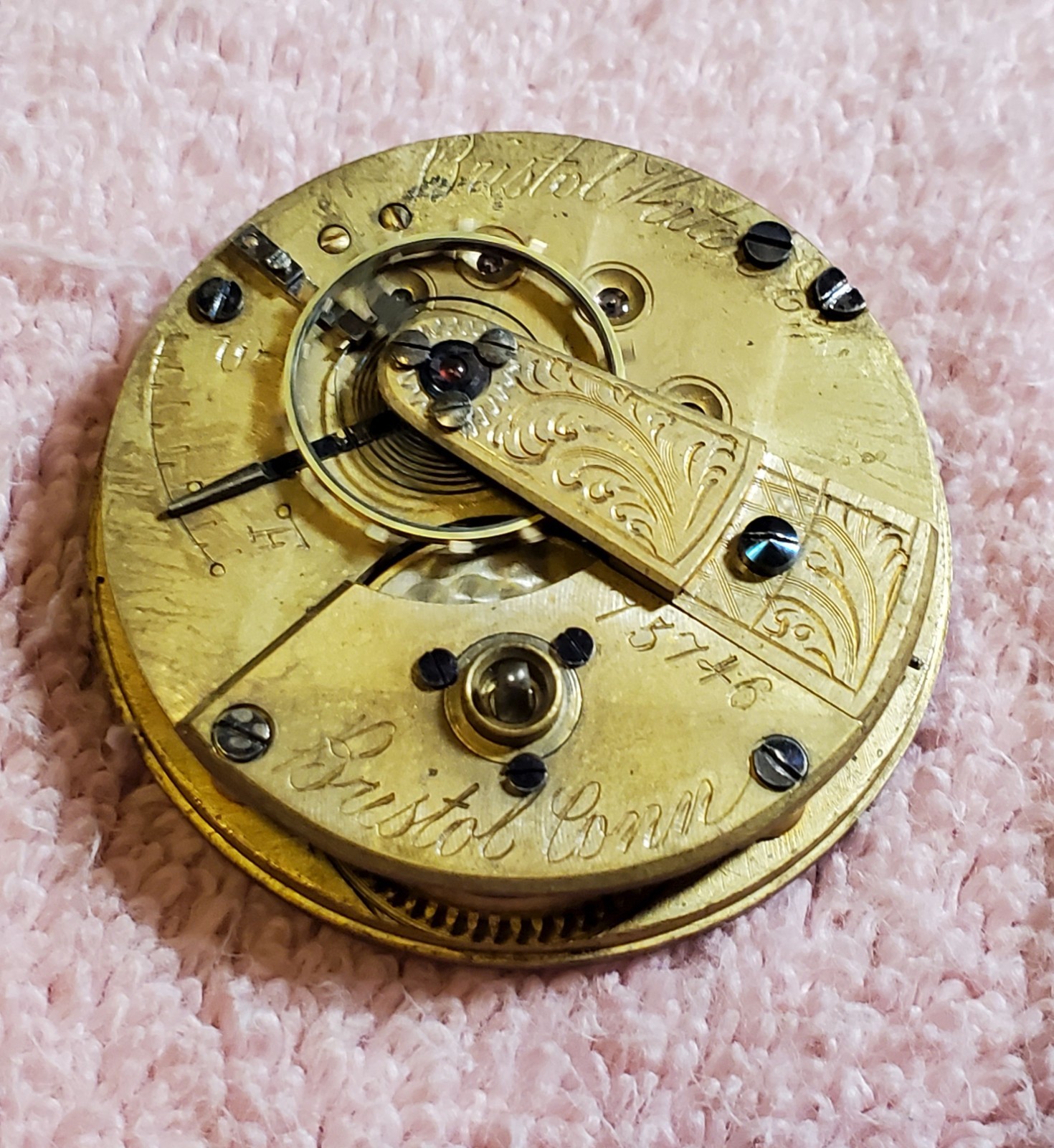 Bristol Watch Co. Swiss Copy Of PS Bartlett Model 1857 18s 11j KW/KS Movement