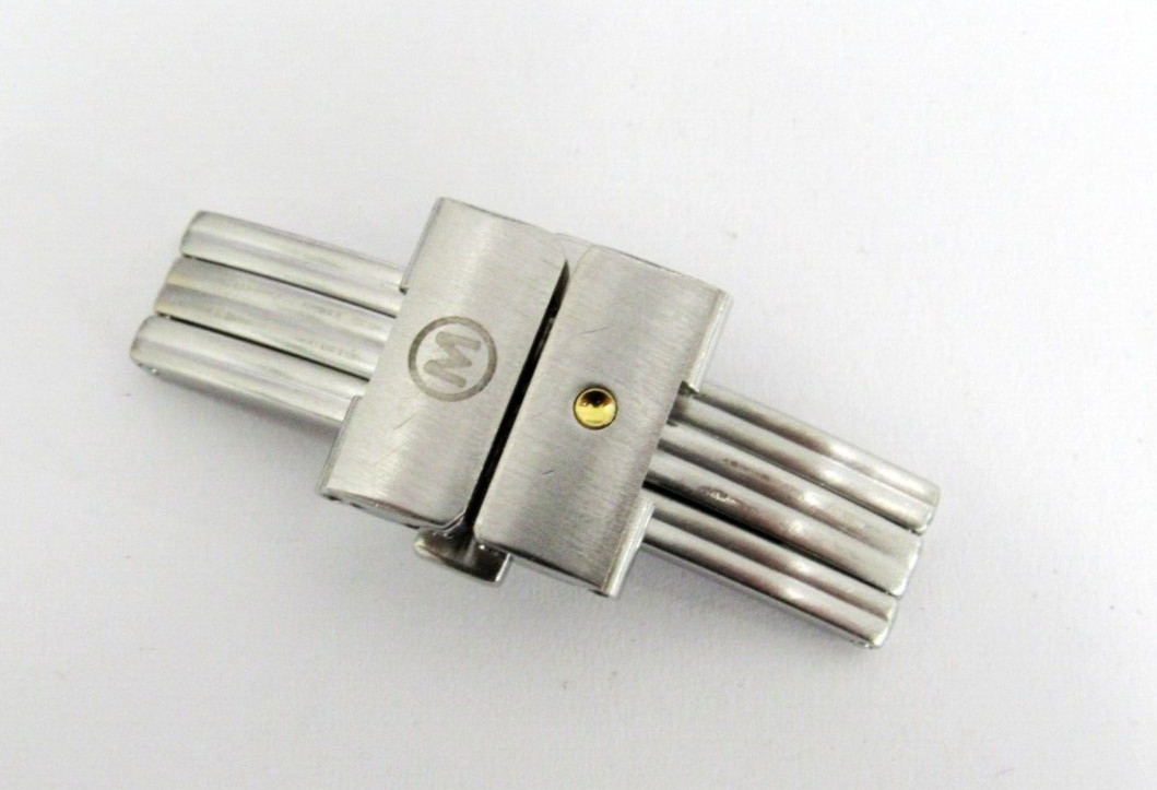 14mm Movado Museum SE Womans Two Tone Watch 81 A2 837.2 Clasp