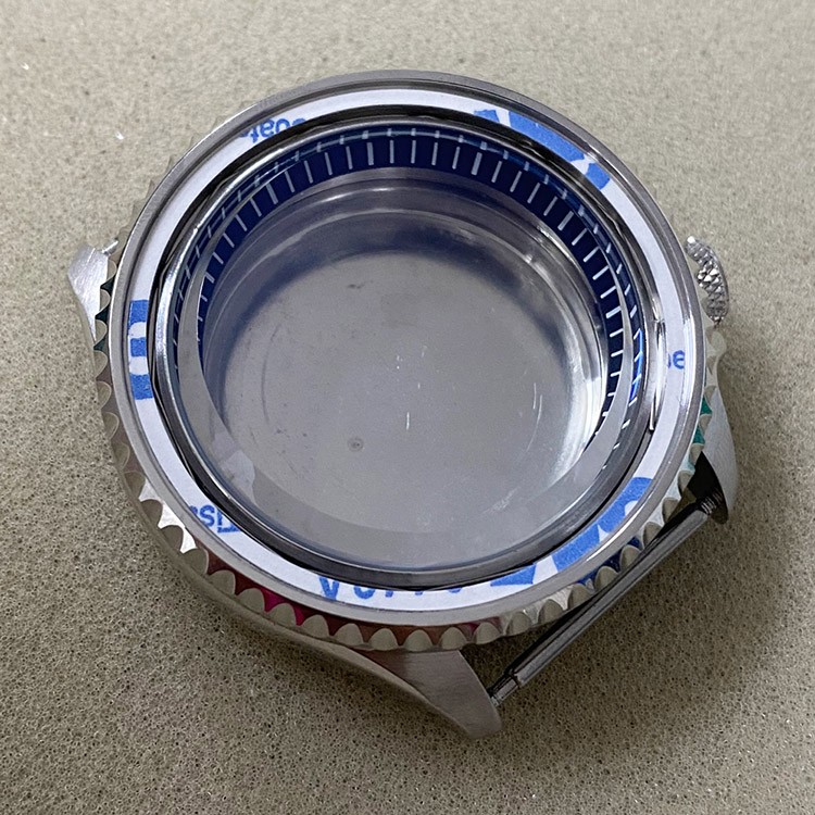 41.5MM Watch Case 3.8 o’clock Crown Mineral Glass Case for NH35/NH36/4R Movement