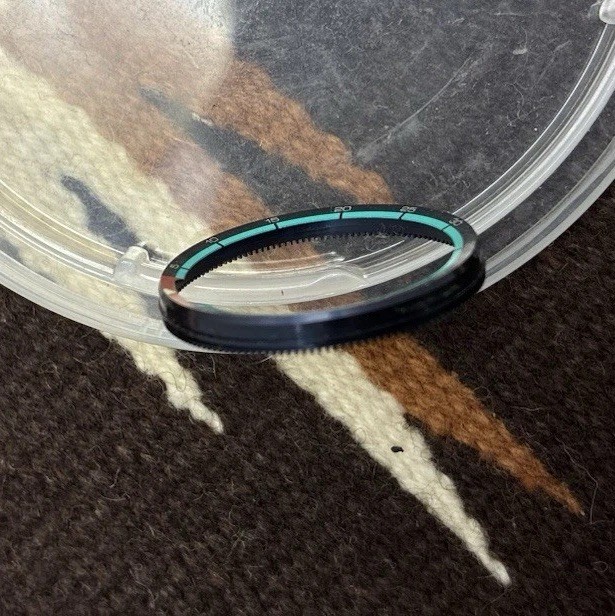 Seiko Bell Matic 4006-6020/6021 Inner Rotating Bezel Insert OEM Part – Blue