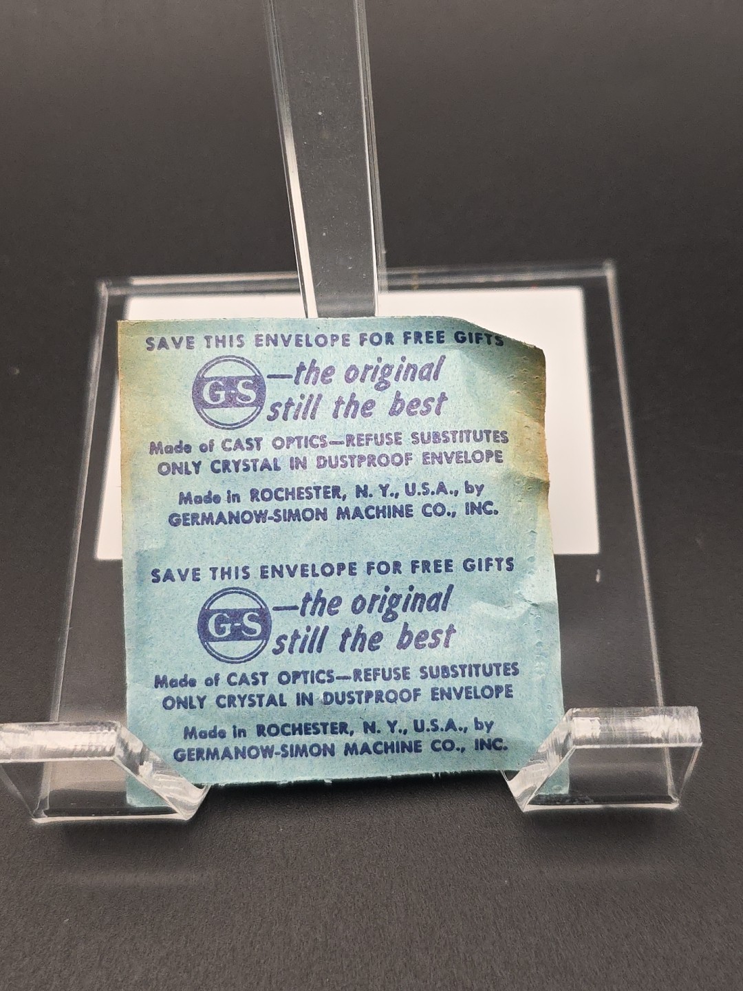 G-S Watch Crystal CMT299-5 Elgin 22.3X19.8