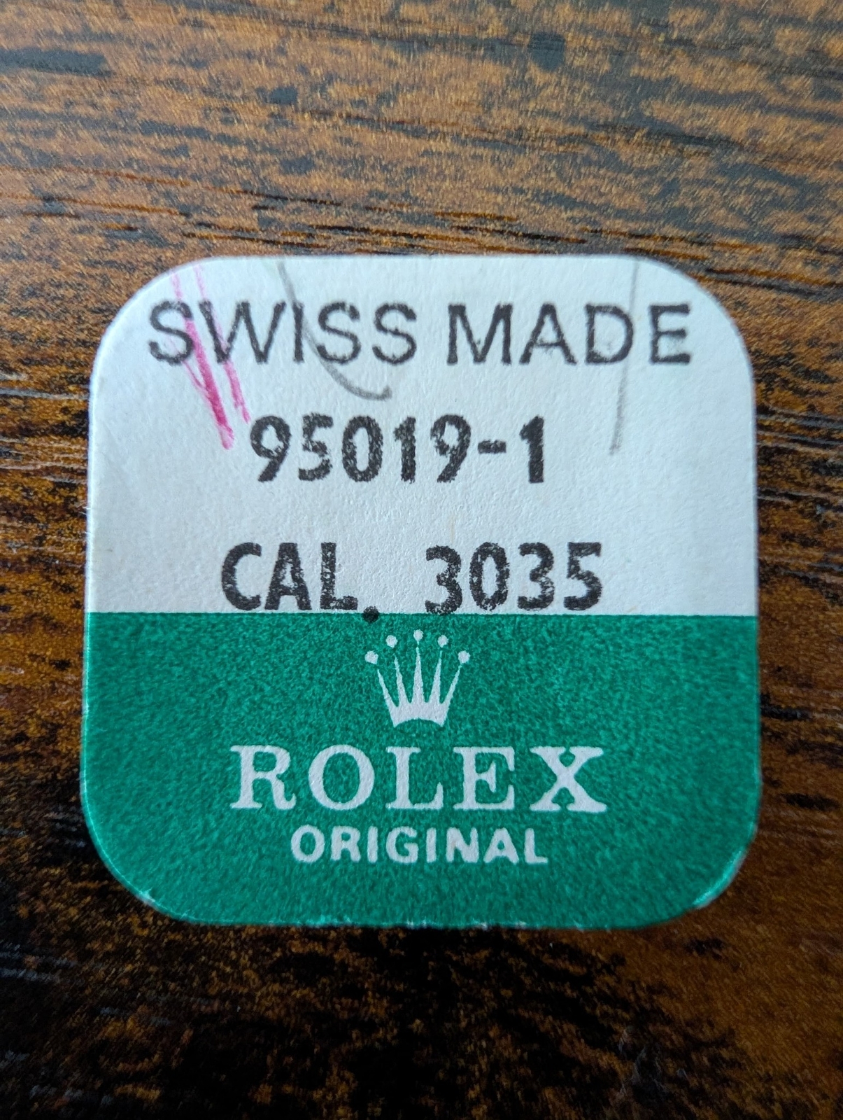 ROLEX-SHOCK ABSORBER FOR BALANCE -FACTORY SEALED- CALIBER 3035 PART 95019-1