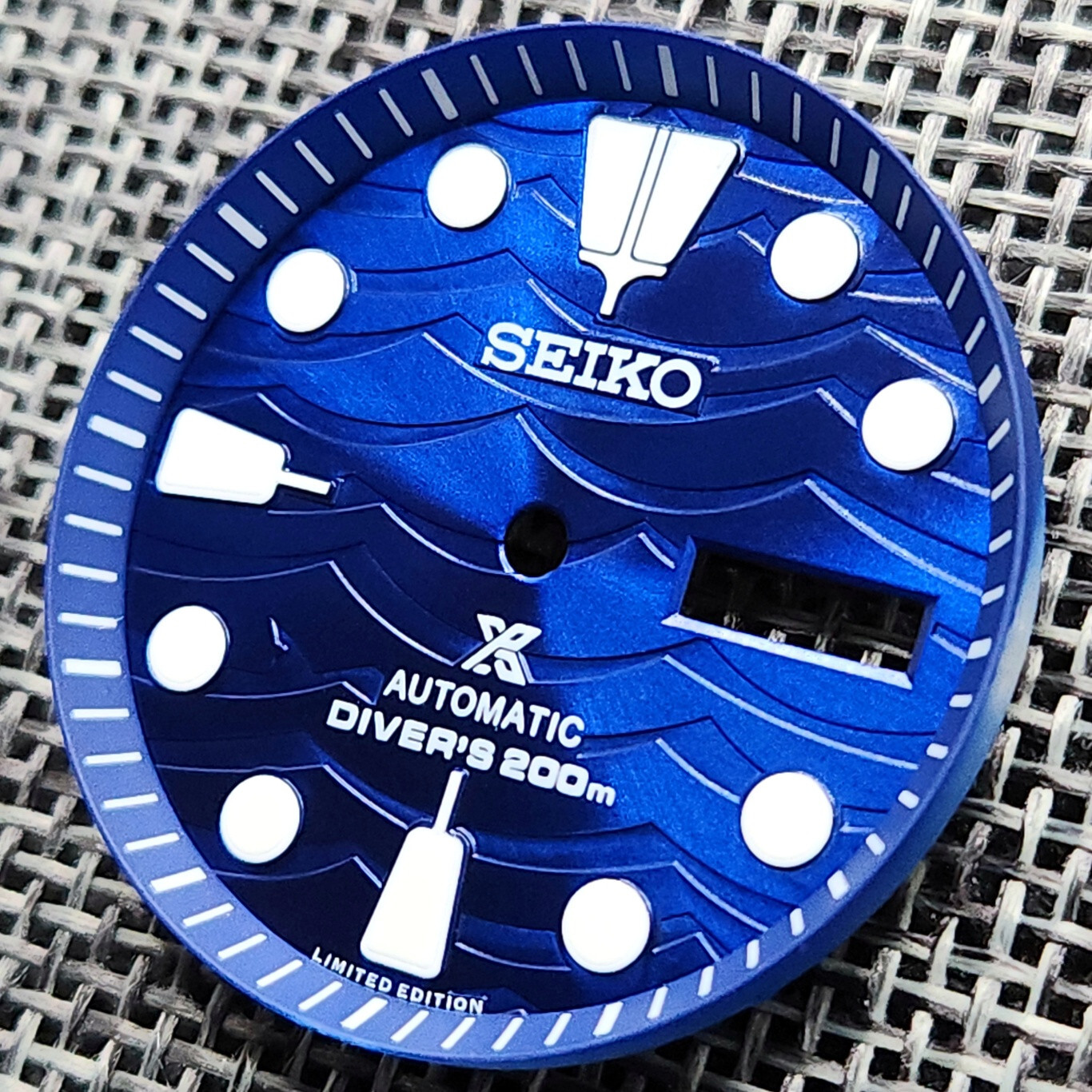 New SEIKO SAVE THE OCEAN GREAT WHITE SHARK PROSPEX DIAL NH36 4R36 7S26 with Ring