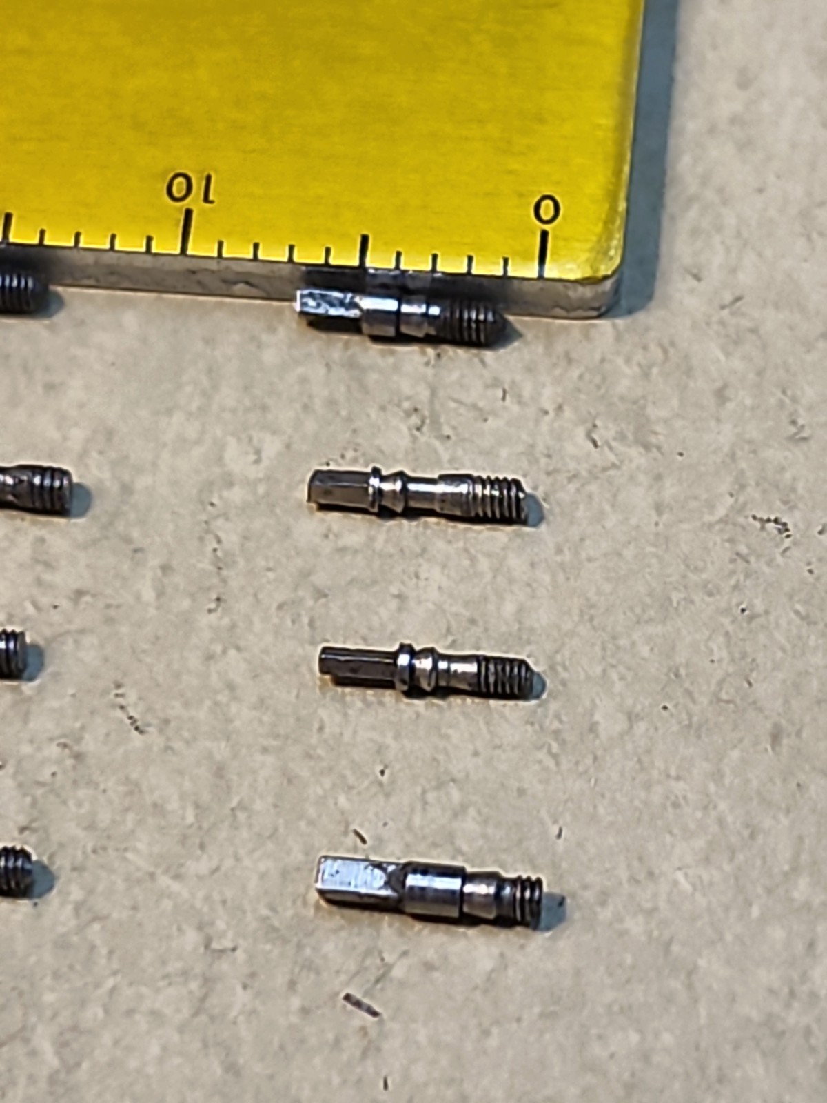 Lot Of 12 Mixed Smaller American Pocket Watch Stems