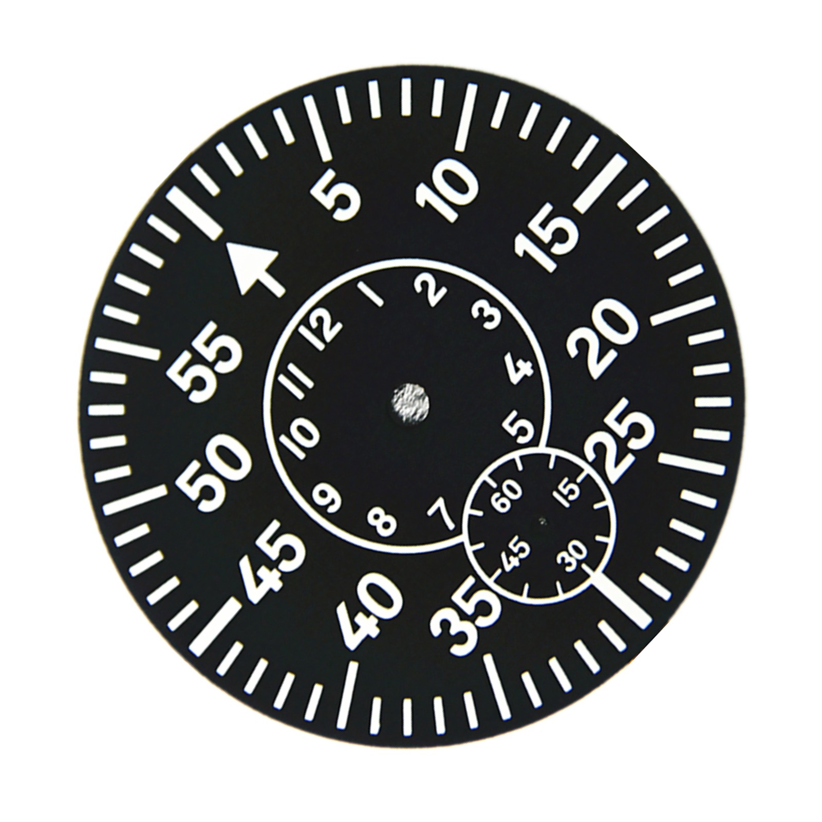 38.9 MM Watch Dial Green Luminous Watch Face Plate For ETA 6497 6498 6/9 o’clock