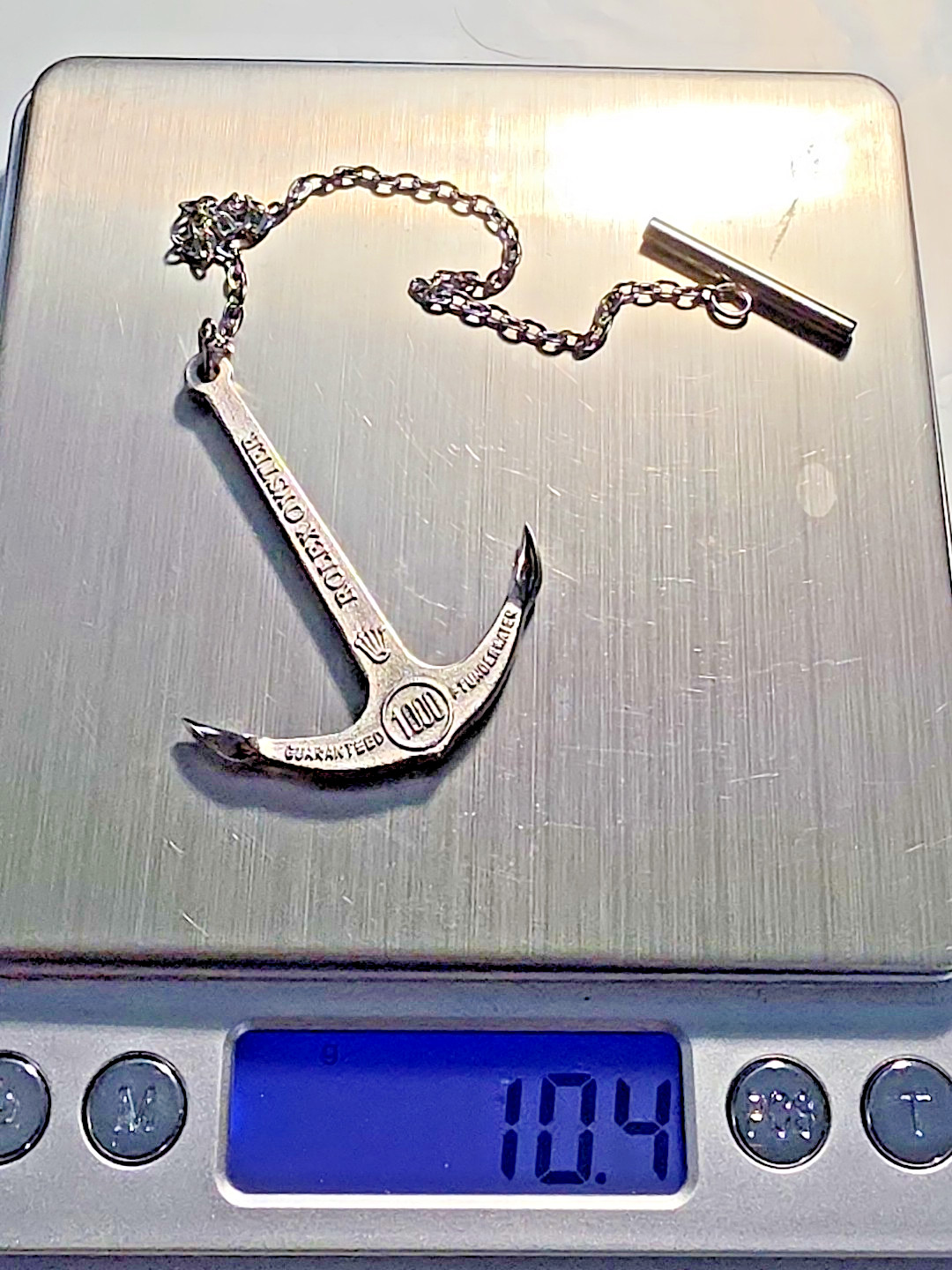 VINTAGE OYSTER SUBMARINER ANCHOR WITH T – BAR CHAIN / 300 Metres