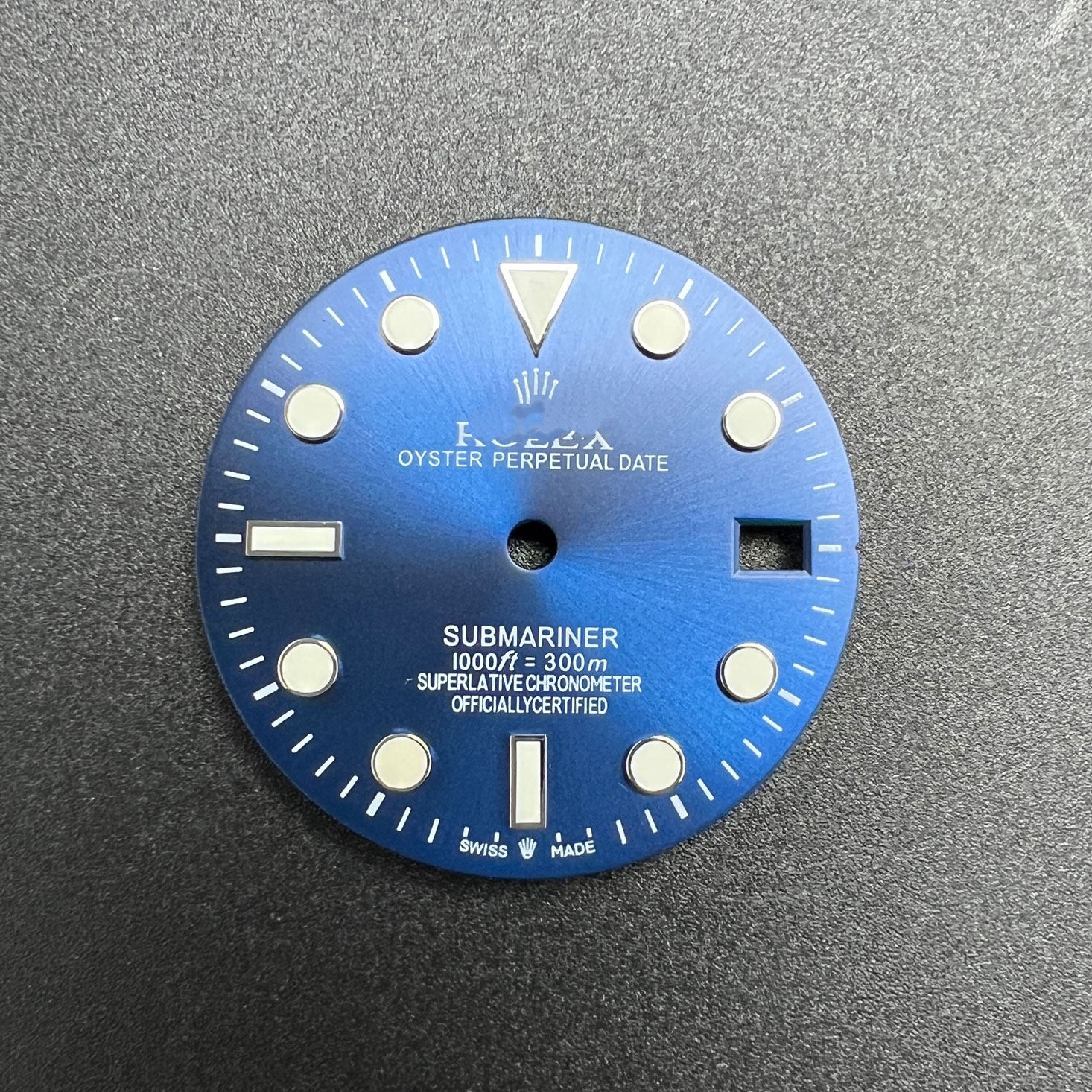 29mm Sun Pattern Watch Dial Green Luminous for NH35 NH36 Movement Watch Parts