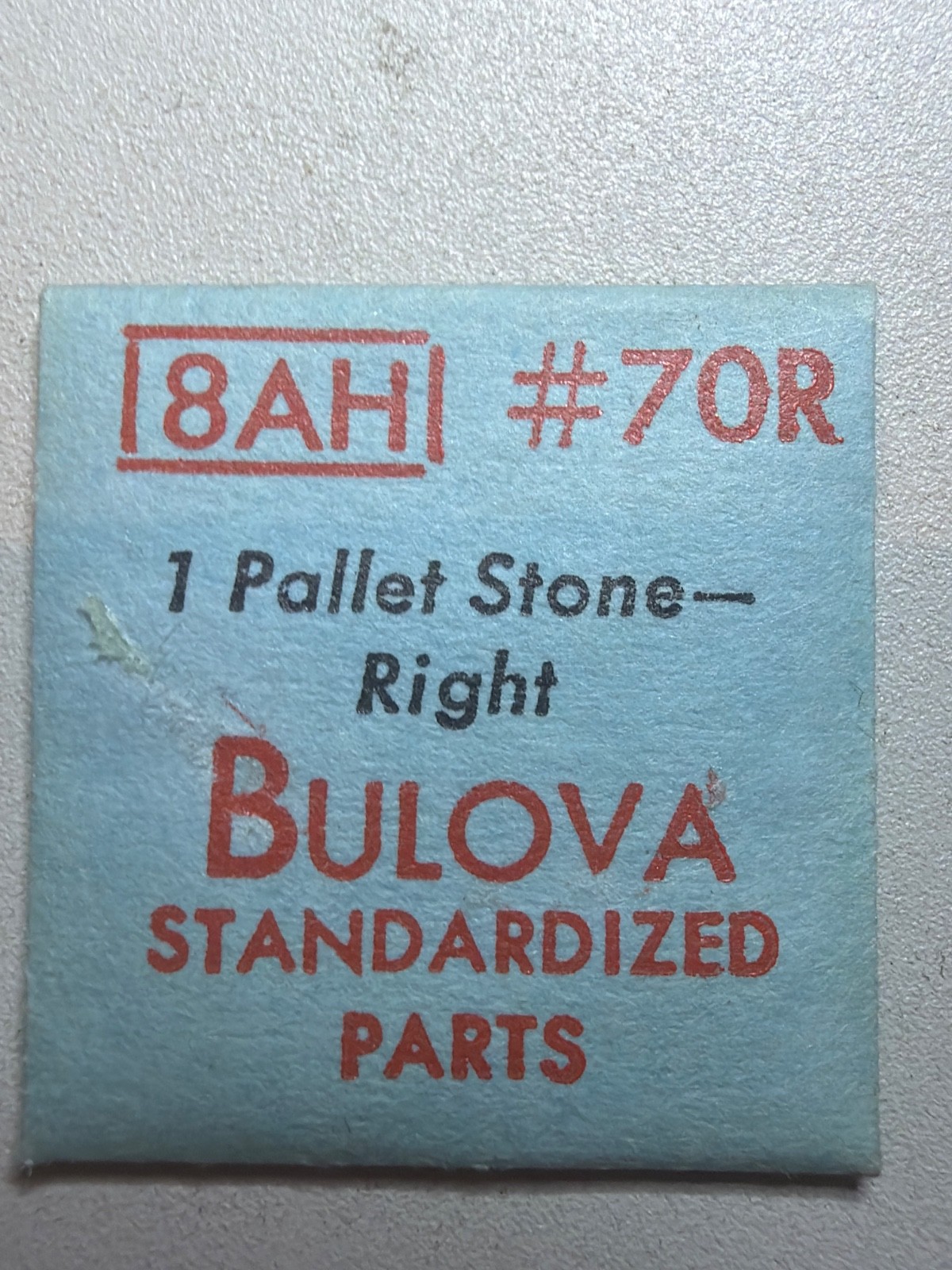 Bulova 70R Pallet Stone (Pallet Fork Right Side Jewel) – NOS – Various Calibers