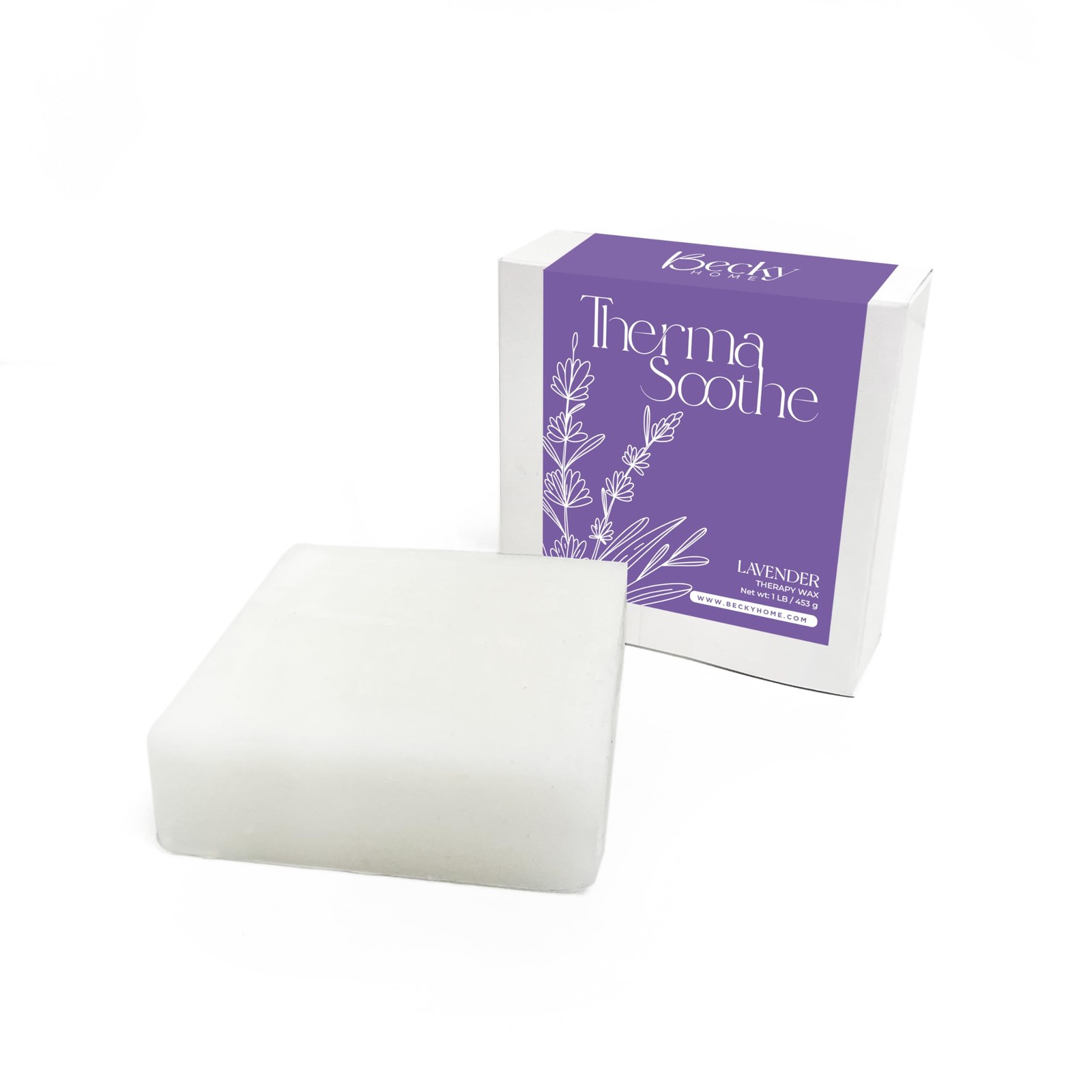1lb Lavender Scented Paraffin Wax, Paraffin Wax for Hand and Feet, Use with any