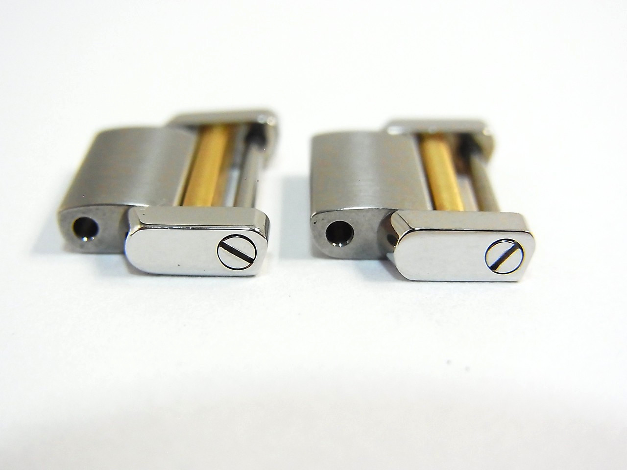 Cartier Tank Francaise 14.5mm 18K SS Genuine Link SM Watch Band 2pcs set Mint (a