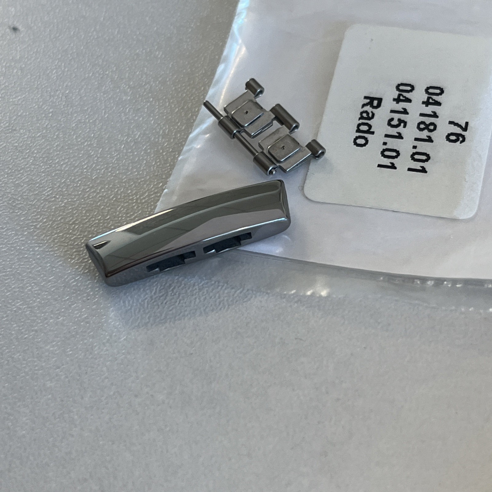 RADO ORIGINAL Watch Link 20mm GREY CERAMIC SINTRA SWISS MADE SEALED OEM