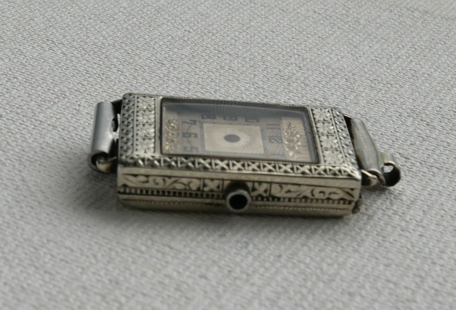 ANTIQUE OLLENDORFF LADIES 14K GOLD FILLED WATCH CASE WITH DIAL