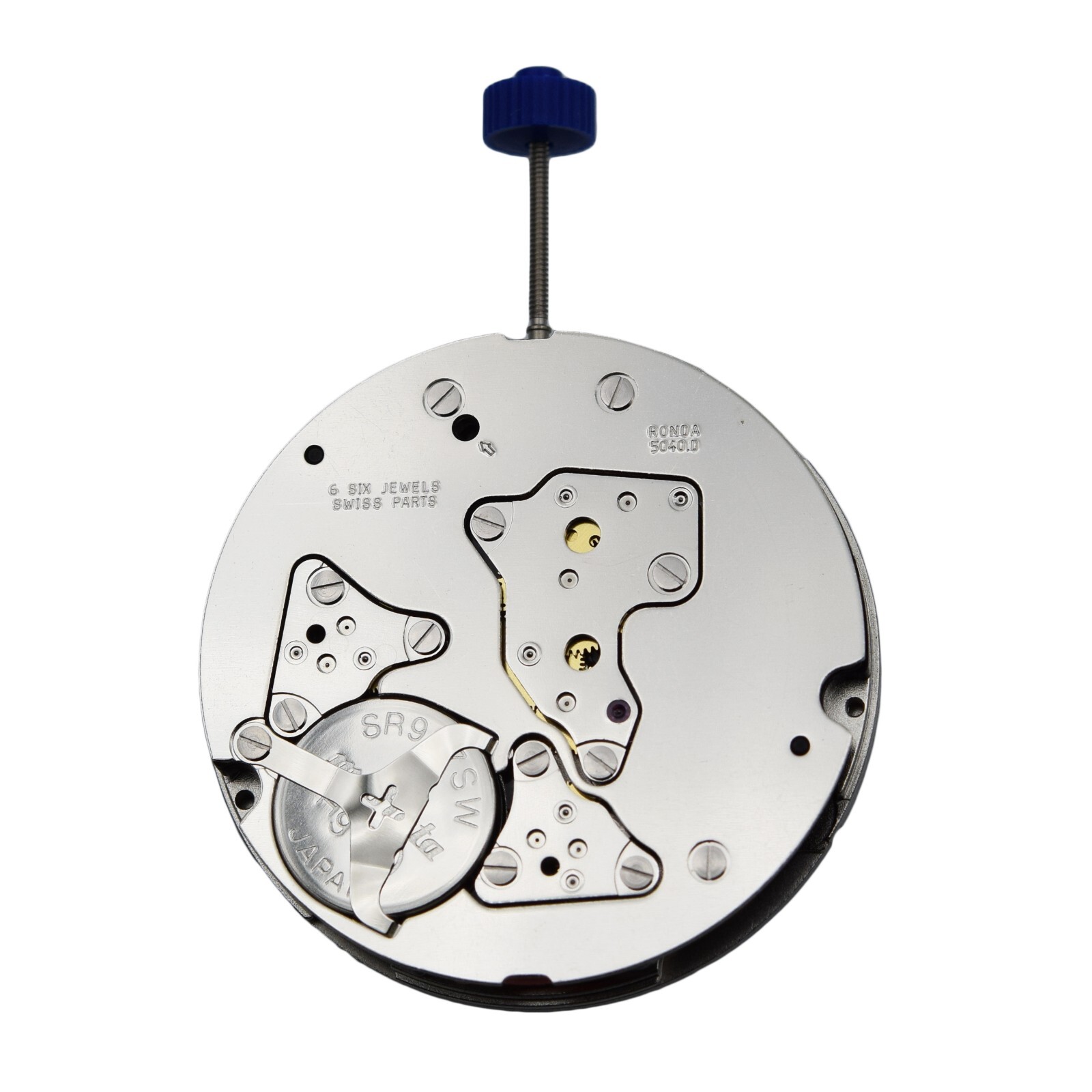 Ronda 5040.D Quartz Watch Movement 3 Hand Date at 4