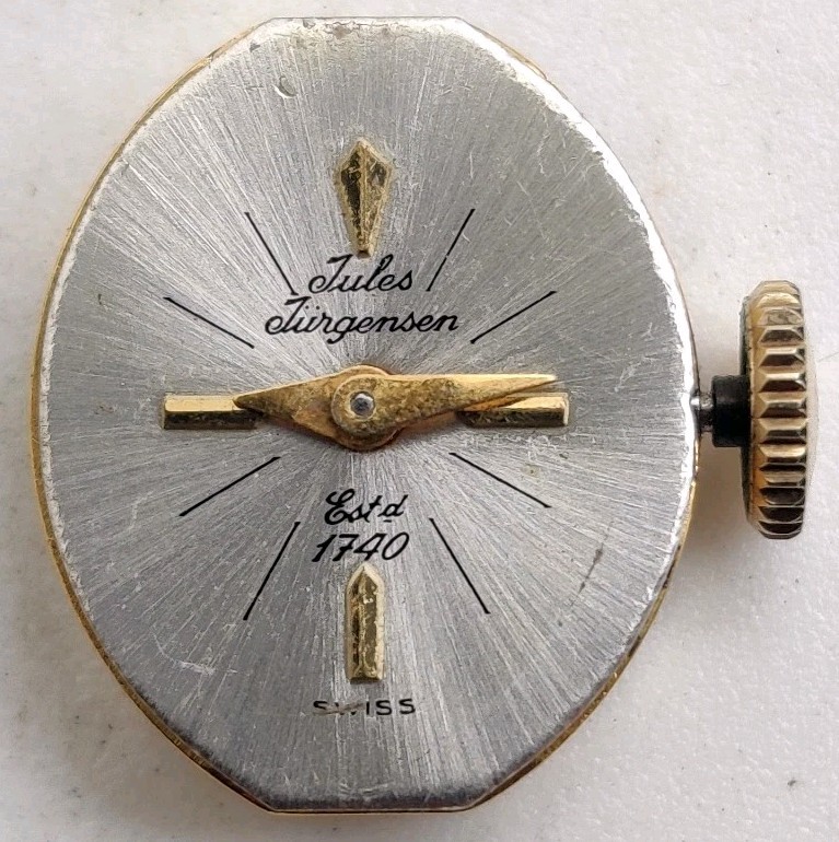Rare Jules Jurgensen High Grade AS Cal. 1677 17 Jewel watch movement Running