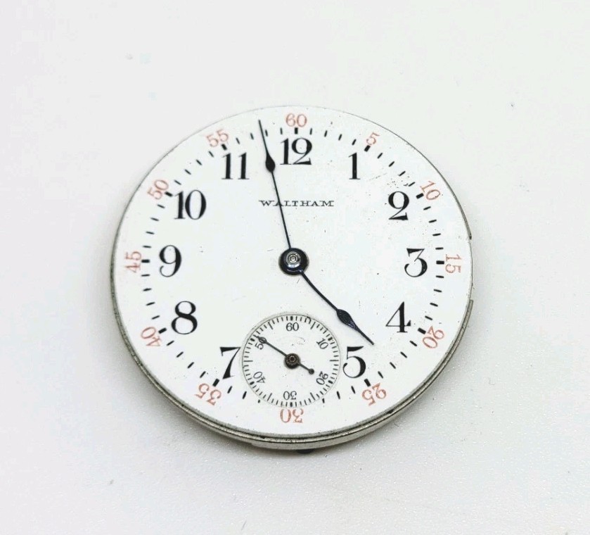 1905 Waltham Model 1891 Grade Seaside 7J 0s Pocket Watch Movement For Repair