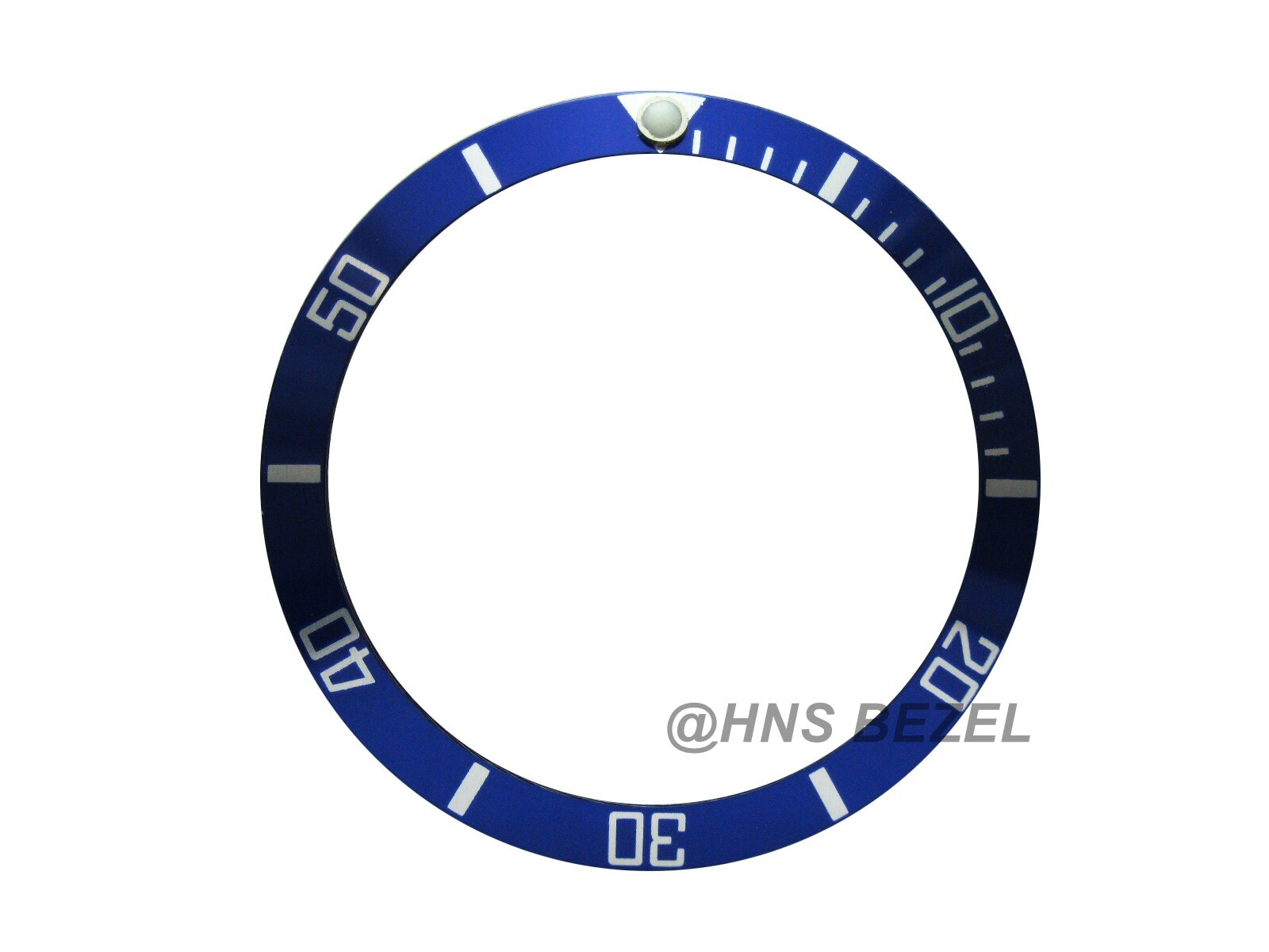 BLUE ALUMINUM BEZEL INSERT FOR ROLEX SUBMARINER & GMT GLOW GREEN IN DARK