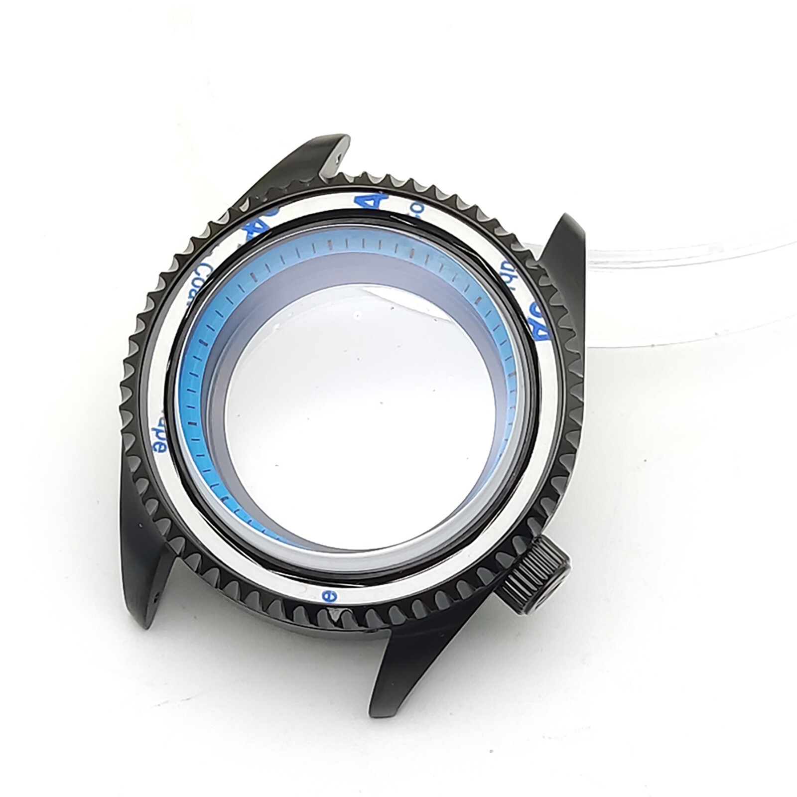 42MM Watch Case Modified SK007 Sapphire Glass Steel Case for NH35/NH36 movement