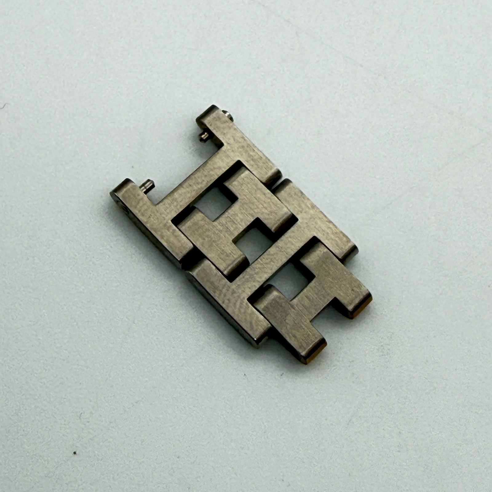 HERMES Clipper Watch 2Link 12mm Genuine Gold SS