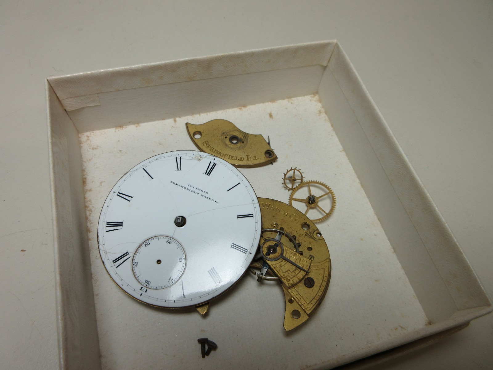 VTG LOT POCKET WATCH WRIST WATCHS MOVEMENTS PAUL DITISHEIM WATCHMAKER PARTS #140