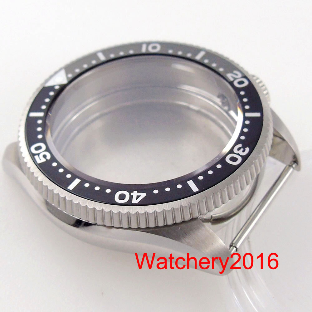 37mm Sapphire Glass Watch Case fit NH35 NH36 ETA 2824 movement SKX007 4R35 7S26